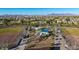 Community aerial view of a playground and baseball park and recreation area for neighborhood at 10741 E Palladium Dr, Mesa, AZ 85212