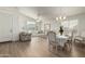 Spacious open living and dining area with vaulted ceilings and large windows at 1033 E Mountain Vista Dr, Phoenix, AZ 85048