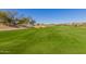 Expansive golf course view featuring lush green fairway, mature trees, and distant mountain views at 12335 W Rosewood Ln, Peoria, AZ 85383