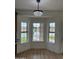 Breakfast nook with window views of the lake at 1414 N Palmsprings Dr, Gilbert, AZ 85234