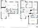 Detailed floorplans showcasing both the first and second floor layouts of this home at 2418 W White Feather Ln, Phoenix, AZ 85085