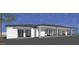 Backyard with covered patio and large glass doors to the inside of the home at 3374 E Aquarius Ct, Chandler, AZ 85249