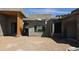 Exterior view of home under construction, showing large windows and modern architectural style at 3374 E Aquarius Ct, Chandler, AZ 85249