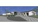 Modern home featuring a driveway, desert landscaping, and a contemporary design at 3374 E Aquarius Ct, Chandler, AZ 85249
