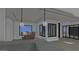 Kitchen with modern design, dining area and recessed lighting at 3374 E Aquarius Ct, Chandler, AZ 85249