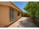 Home exterior and private outdoor patio area at 6313 E Aire Libre Ln, Scottsdale, AZ 85254