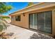 View of the home's exterior and private outdoor patio area at 6313 E Aire Libre Ln, Scottsdale, AZ 85254