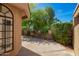 View of the private outdoor patio area at 6313 E Aire Libre Ln, Scottsdale, AZ 85254