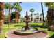 Outdoor fountain with desert landscaping creates a relaxing common area at 7350 N Via Paseo Del Sur -- # Q105, Scottsdale, AZ 85258