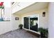 Patio featuring tiled floors and sliding door to a villa at 7350 N Via Paseo Del Sur -- # Q105, Scottsdale, AZ 85258