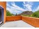 Balcony overlooking a beautiful landscape with lush greenery and a scenic view at 9137 E Odessa St, Mesa, AZ 85207