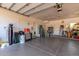 Spacious garage interior featuring ample storage and an open layout at 9137 E Odessa St, Mesa, AZ 85207