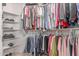 Well-organized walk-in closet offering plenty of storage space at 9137 E Odessa St, Mesa, AZ 85207