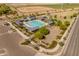 Aerial view of the community pool area, showcasing amenities for residents' recreation at 11705 W Luxton Ln, Avondale, AZ 85323