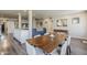 Spacious dining room connecting to the living room and kitchen areas, creating a seamless and open floor plan at 1422 E Windsor Ave, Phoenix, AZ 85006