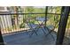 Outdoor balcony with chairs on the wood deck at 740 W Elm St # 264, Phoenix, AZ 85013