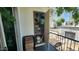 Open storage on the balcony gives space to store outdoor equipment at 740 W Elm St # 264, Phoenix, AZ 85013