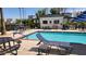 Beautiful community pool area provides a great place to relax and enjoy the sunshine at 740 W Elm St # 264, Phoenix, AZ 85013