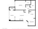 Detailed floor plan showcasing layout with bedroom, balcony, kitchen, and living spaces at 11375 E Sahuaro Dr # 1107, Scottsdale, AZ 85259