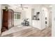 Comfortable bedroom with a large window and custom built-in storage at 3269 E San Remo Ave, Gilbert, AZ 85234