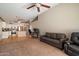 Bright living room featuring an open-concept design and neutral colors at 1024 N Ithica Ct, Chandler, AZ 85225