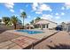 Beautiful backyard pool and patio area, excellent for outdoor entertaining at 1024 N Ithica Ct, Chandler, AZ 85225