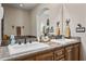 Bathroom featuring double sinks and a granite countertop at 20750 N 87Th St # 2038, Scottsdale, AZ 85255