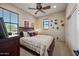 Bright bedroom featuring window views and closet at 20750 N 87Th St # 2038, Scottsdale, AZ 85255