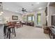 Spacious living room with comfortable seating, lots of natural light, and a cozy atmosphere at 20750 N 87Th St # 2038, Scottsdale, AZ 85255