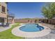 Beautiful backyard features a pool and patio perfect for outdoor enjoyment at 2405 W Cordia Ln, Phoenix, AZ 85085