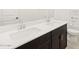 Modern bathroom features double sinks, a white countertop, and a bathtub at 361 S Calle Miguel --, Casa Grande, AZ 85194