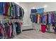 Spacious walk-in closet with clothing racks and shelving at 37103 N El Morro Trl, San Tan Valley, AZ 85140