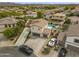 Beautiful two-story home featuring desert landscaping, a concrete driveway and a two-car garage at 40161 N Westray Way, San Tan Valley, AZ 85140