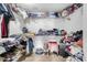 Spacious walk-in closet with wire shelving providing ample storage for clothes and personal items at 40161 N Westray Way, San Tan Valley, AZ 85140