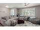 Comfortable living room with plush seating, modern decor, and bright natural light at 4842 W Christine Cir, Glendale, AZ 85308