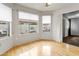Sun room has an abundance of natural light, neutral paint, and tile flooring at 542 S Higley Rd # 52, Mesa, AZ 85206