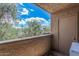 Relax on the private balcony with picturesque views of the clear blue sky at 5877 N Granite Reef Rd # 2240, Scottsdale, AZ 85250