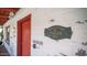 Exterior entry features a charming 