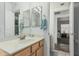 Well-maintained bathroom with a walk-in shower and functional vanity, offering a private and convenient space at 6331 S Cypress Point Dr, Chandler, AZ 85249