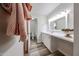 Bathroom with quartz counters, vanity, and decorative elements at 8260 E Arabian Trl # 257, Scottsdale, AZ 85258