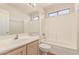 Bathroom featuring a tiled shower and bathtub combination at 1424 W Mead Dr, Chandler, AZ 85248