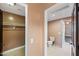Hallway view of closet and bathroom at 1435 E Rancho Dr, Phoenix, AZ 85014