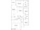 Detailed floorplan featuring three bedrooms, two bathrooms, kitchen, dining room, and two-car garage at 15597 W Williams St, Goodyear, AZ 85338