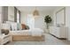 Serene main bedroom with a comfortable bed, stylish decor, and plenty of natural light at 15597 W Williams St, Goodyear, AZ 85338