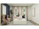 Bright living room featuring neutral colors, modern décor, a comfortable seating arrangement and hardwood floors at 15797 W Kendall St, Goodyear, AZ 85338