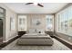 Bright bedroom boasting neutral tones, stylish furnishings, and an inviting atmosphere for restful nights at 1804 E Sattoo Way, Queen Creek, AZ 85140