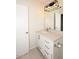 Bright bathroom featuring a modern vanity with a mirror and lighting at 2040 S Longmore St # 7, Mesa, AZ 85202