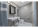 Well-lit bathroom with modern vanity and fixtures at 2121 N Center St # 166, Mesa, AZ 85201