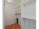 Walk-in closet providing ample storage space at 2121 N Center St # 166, Mesa, AZ 85201