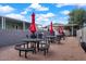 Enjoy outdoor dining and gatherings with comfortable seating and shaded areas, perfect for community events at 2121 N Center St # 166, Mesa, AZ 85201